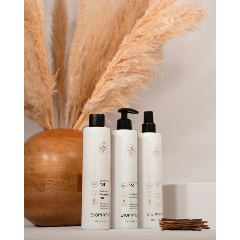 Coffret 3 produits anti-chute ICONIQUE - Biophytum