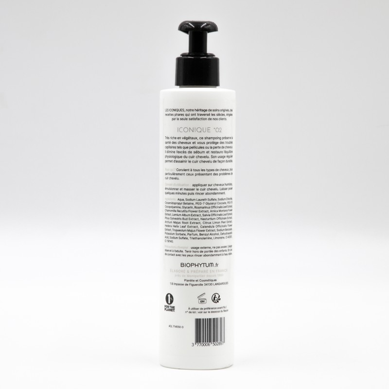 ICONIQUE 02 shampoing aux 12 plantes 250 ml